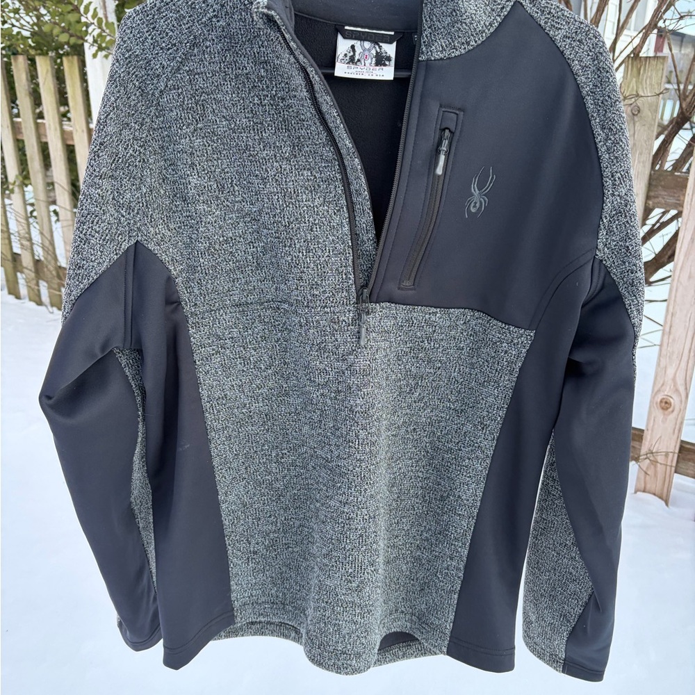 Spyder Charcoal and Black Jacket